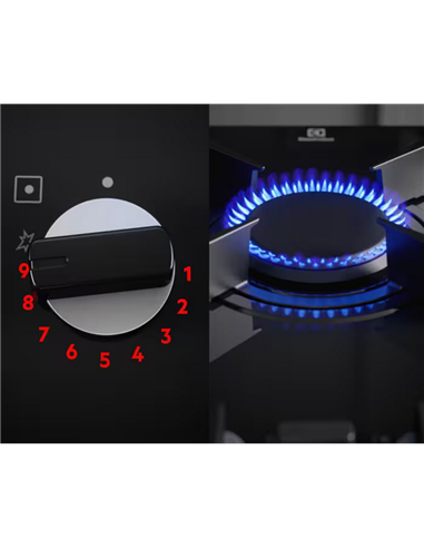 Комбинированная варочная панель Electrolux KDI641723K, Чёрный