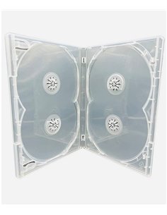 DVD Box Platinet 14 mm pentru Amaray 4 Clear 2