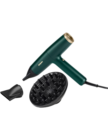 Uscător de păr BaByliss D6555DE, 1700W, Verde Uscător de păr BaByliss D6555DE, 1700W, Verde