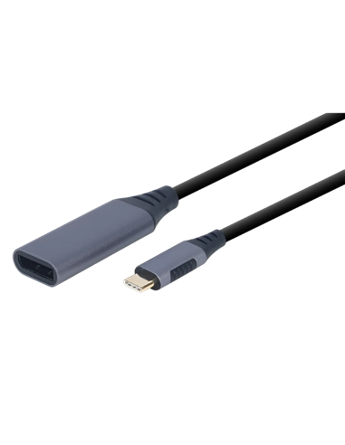 Adaptor USB APC Electronic A-USB3C-DPF-01, USB Type-C - DisplayPort (M), 0,15m, Gri