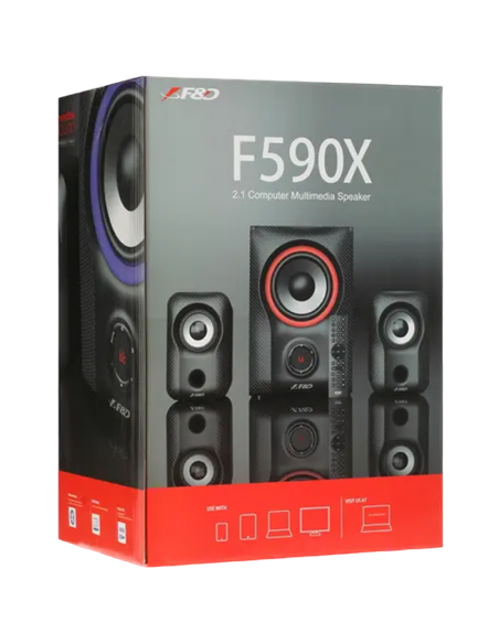 Компьютерные колонки 2.1 CH F&D F590X, Чёрный