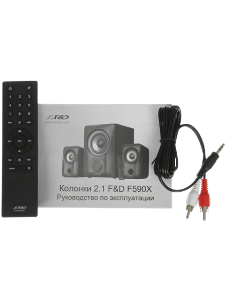 Компьютерные колонки 2.1 CH F&D F590X, Чёрный