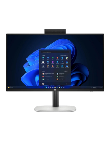 Computer All-in-One HP ProStudio 4 G1i , 23,8", Intel Core Ultra 5 225T, 16GB/512GB, FreeDOS, Negru | Argintiu