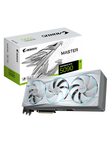 Placă Video Gigabyte Aorus Master ICE RTX5090, 32GB GDDR7 512bit