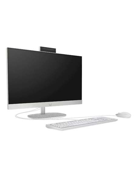 Computer All-in-One HP 24-cr0072ci, 23,8", AMD Ryzen 5 7520U, 16GB/512GB, FreeDOS, Shell White
