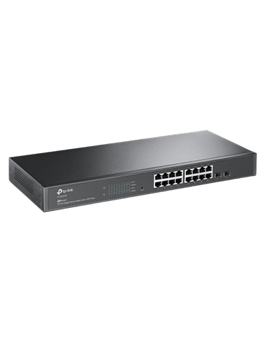 Сетевой коммутатор TP-LINK TL-SG2218, 16x 10/100/1000 Мбит/с, 2x SFP