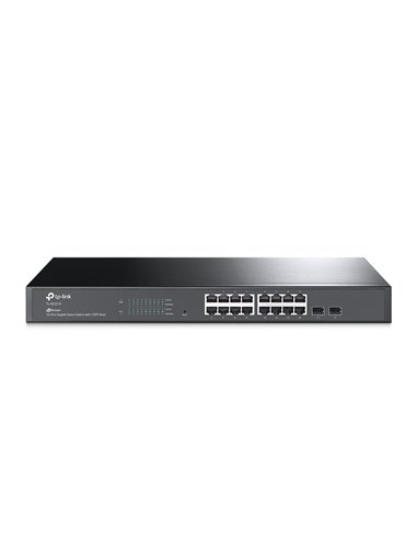 Switch de rețea TP-LINK TL-SG2218, 16x 10/100/1000 Mbps, 2x SFP