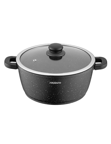 Кастрюля Ardesto AR2424GE, 4,4л, 24см, Чёрный