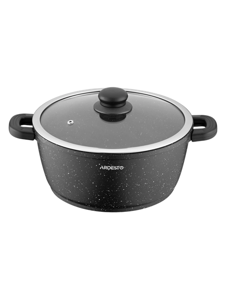 Кастрюля Ardesto AR2424GE, 4,4л, 24см, Чёрный
