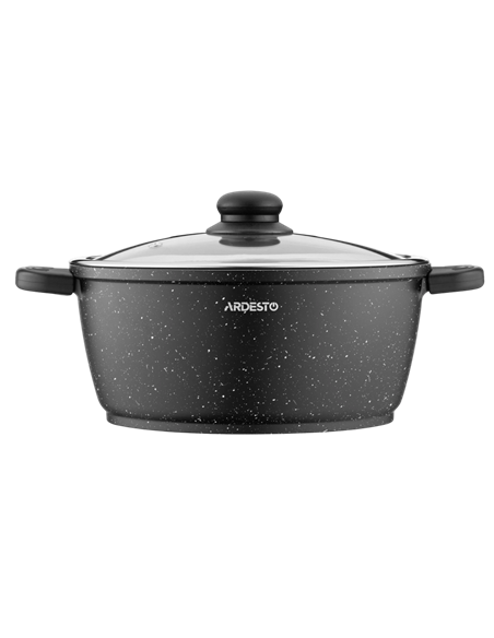 Кастрюля Ardesto AR2424GE, 4,4л, 24см, Чёрный Кастрюля Ardesto AR2424GE, 4,4л, 24см, Чёрный