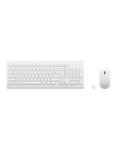 Lenovo 510 Wireless White Keyboard & Mouse, EN/RU(GX31F38001)