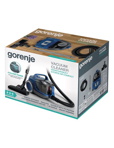 Aspirator Gorenje VCEA01GACBUCY, Albastru | Gri