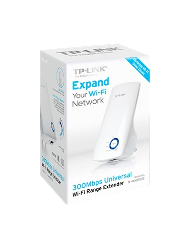 Amplificator de semnal Wi‑Fi TP-LINK TL-WA850RE, 300 Mbps, Alb
