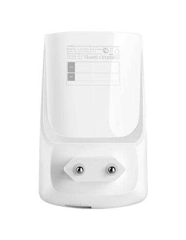 Усилитель Wi‑Fi сигнала TP-LINK TL-WA850RE, 300 Мбит/с, Белый