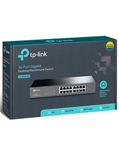Switch de rețea TP-LINK TL-SG1016D, 16x 10/100/1000 Mbps 2