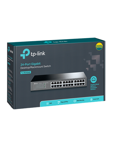Switch de rețea TP-LINK TL-SG1024D, 24x 10/100/1000 Mbps
