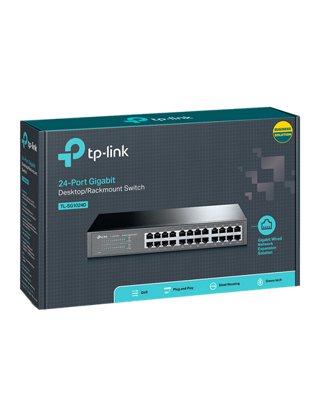 Switch de rețea TP-LINK TL-SG1024D, 24x 10/100/1000 Mbps