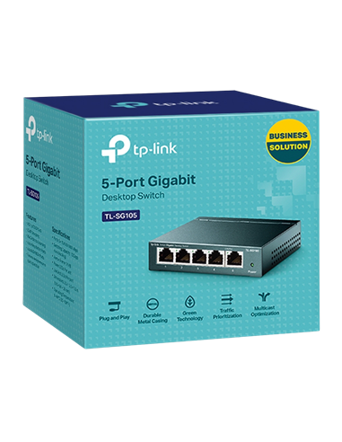Сетевой коммутатор TP-LINK TL-SG105, 5x 10/100/1000 Мбит/с