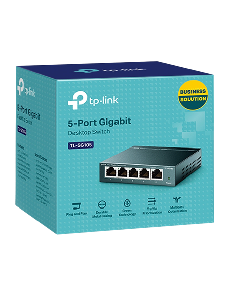 Сетевой коммутатор TP-LINK TL-SG105, 5x 10/100/1000 Мбит/с