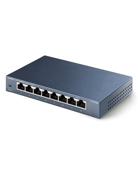 Switch de rețea TP-LINK TL-SG108, 8x 10/100/1000 Mbps