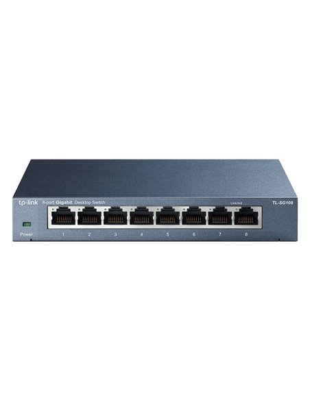 Switch de rețea TP-LINK TL-SG108, 8x 10/100/1000 Mbps