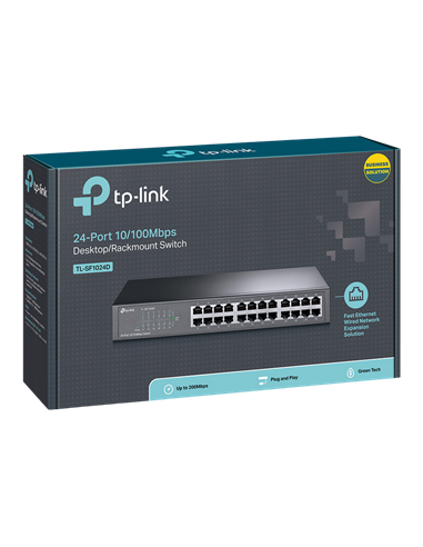 Switch de rețea TP-LINK TL-SF1024D, 24x 10/100 Mbps