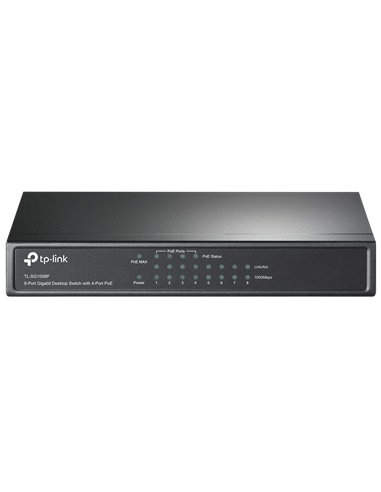 Comutator PoE TP-LINK TL-SG1008P, 4x IEEE 802.3af/at