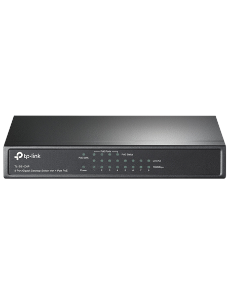 Comutator PoE TP-LINK TL-SG1008P, 4x IEEE 802.3af/at