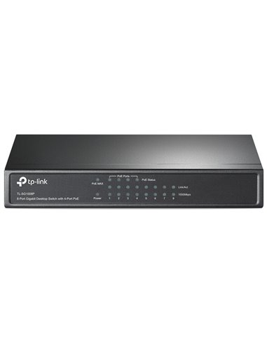 Comutator PoE TP-LINK TL-SG1008P, 4x IEEE 802.3af/at