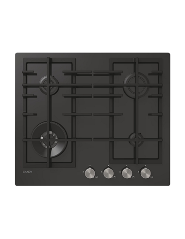 Plită pe gaz Candy CVFG6BF4PX, Oțel inoxidabil