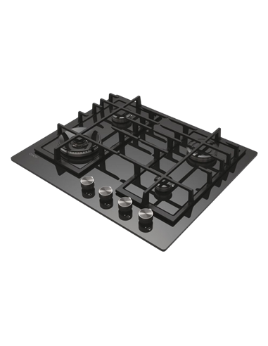 Plită pe gaz Candy CVFG6BF4PX, Oțel inoxidabil