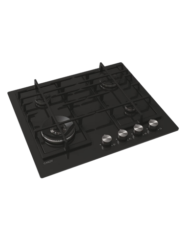 Plită pe gaz Candy CVFG6BF4PX, Oțel inoxidabil