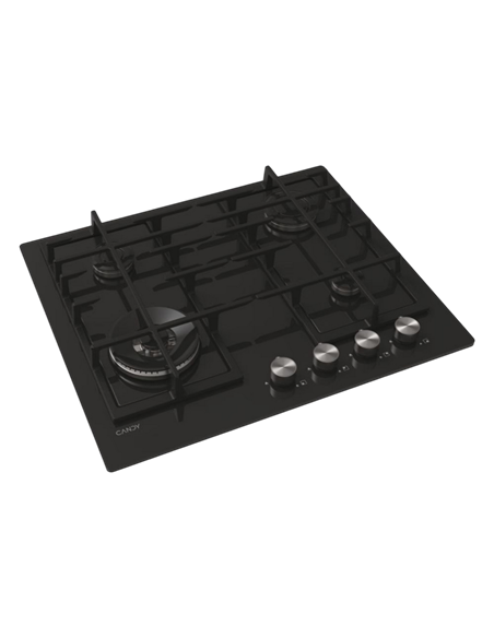 Plită pe gaz Candy CVFG6BF4PX, Oțel inoxidabil