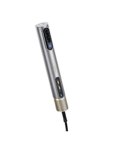 Uscător de păr-perie BaByliss AS6555E, 1600W, Argintiu