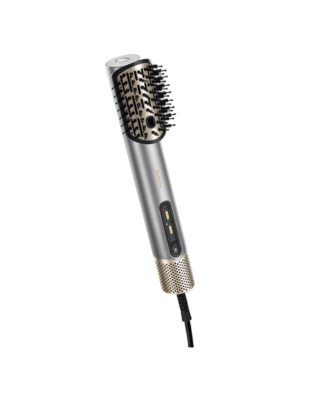 Uscător de păr-perie BaByliss AS6555E, 1600W, Argintiu