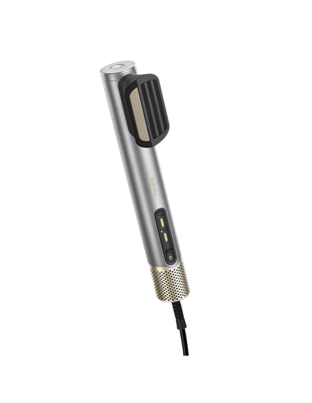 Uscător de păr-perie BaByliss AS6555E, 1600W, Argintiu