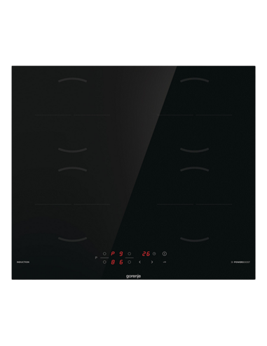 Plită cu inducție Gorenje GI6401BSCE, Negru