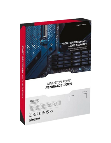 Оперативная память Kingston FURY Renegade, DDR5 SDRAM, 8000 МГц, 32 Гб, KF580C38RSK2-32