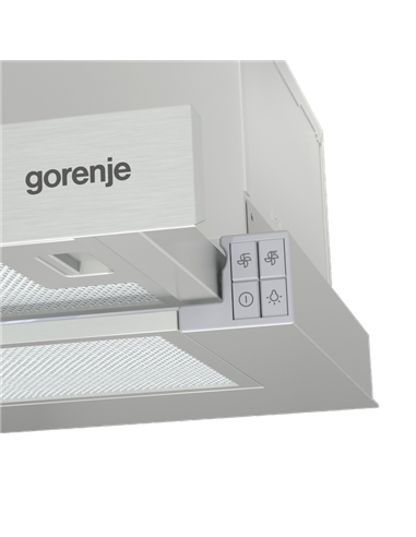 Hota încorporabilă Gorenje TH62E3X, Oțel inoxidabil
