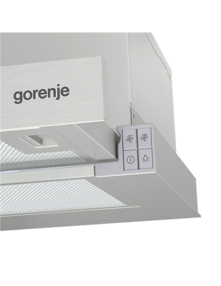 Hota încorporabilă Gorenje TH62E3X, Oțel inoxidabil