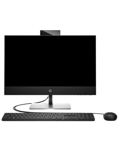 Computer All-in-One HP ProOne 440 G9, 23,8", Intel Core i3-14100T, 8GB/512GB, FreeDOS, Negru
