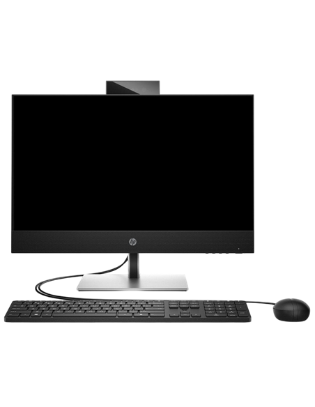 Computer All-in-One HP ProOne 440 G9, 23,8", Intel Core i3-14100T, 8GB/512GB, FreeDOS, Negru