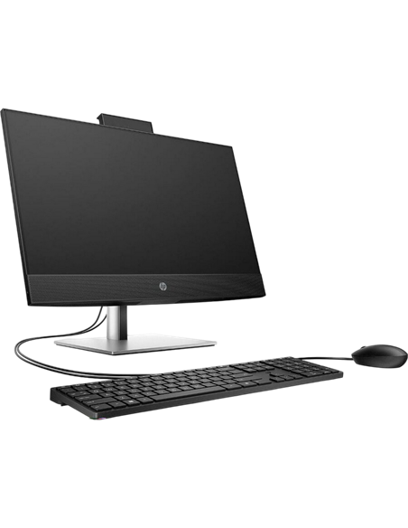 Computer All-in-One HP ProOne 440 G9, 23,8", Intel Core i3-14100T, 8GB/512GB, FreeDOS, Negru