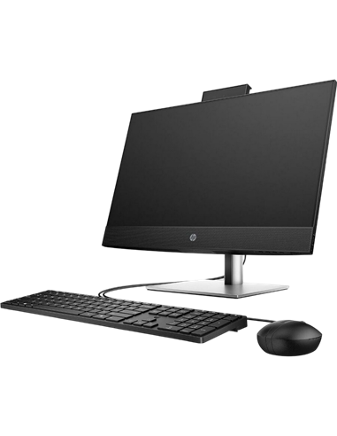 Computer All-in-One HP ProOne 440 G9, 23,8", Intel Core i3-14100T, 8GB/512GB, FreeDOS, Negru