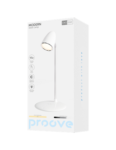Lampa de birou Proove Modern, Alb