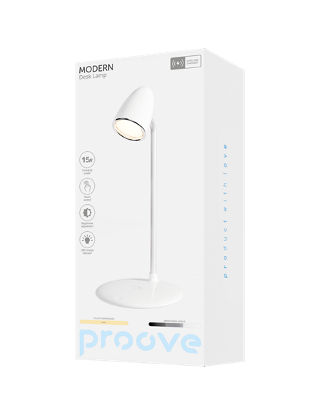 Lampa de birou Proove Modern, Alb