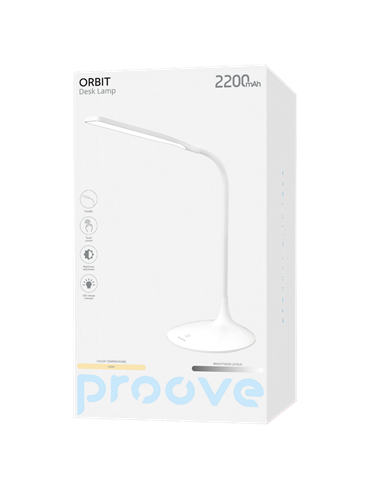 Lampa de birou Proove Orbit, Alb