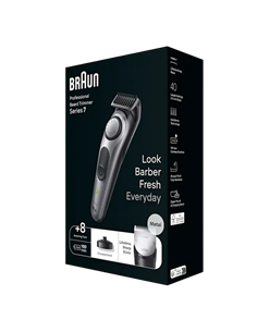Trimmer pentru bărbați Braun BT7420, Negru | Argintiu 2