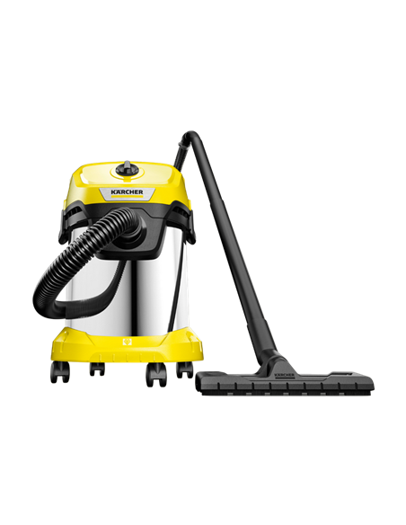 Пылесос Karcher WD 3 P V-17/4/20, Желтый | Черный