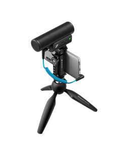 Портативный записывающий микрофон Sennheiser MKE 400, Проводной аналоговый, Чёрный